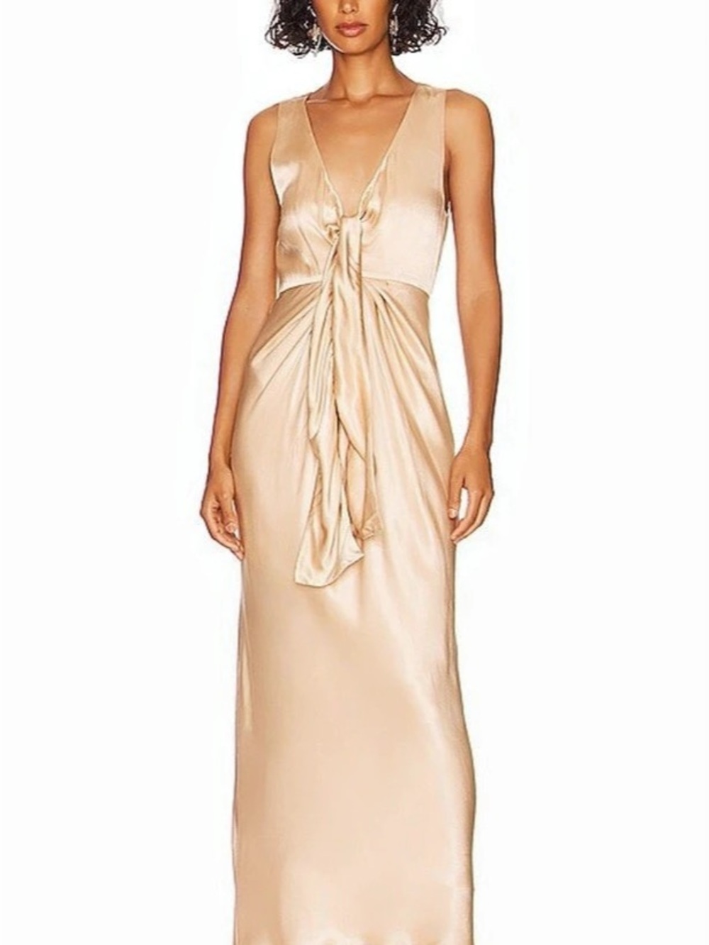 Ramy Brook Draped Maxi Dress in Pink Size 6 Like New